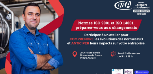 Atelier : Évolutions des normes ISO 9001 et ISO 14001 : anticipez les changements
